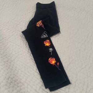 Adidas rose cotton leggings XS